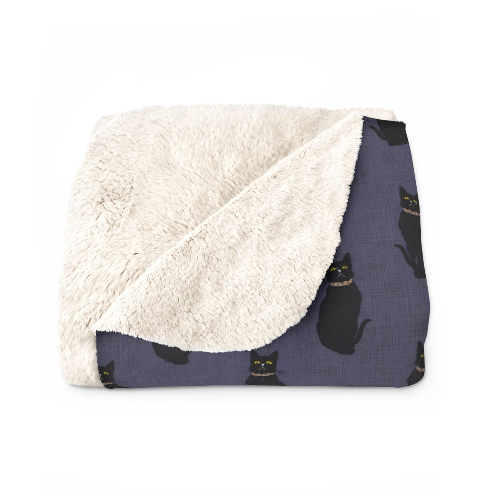 Spellwoven Familiar Sherpa Fleece Blanket - Image 2