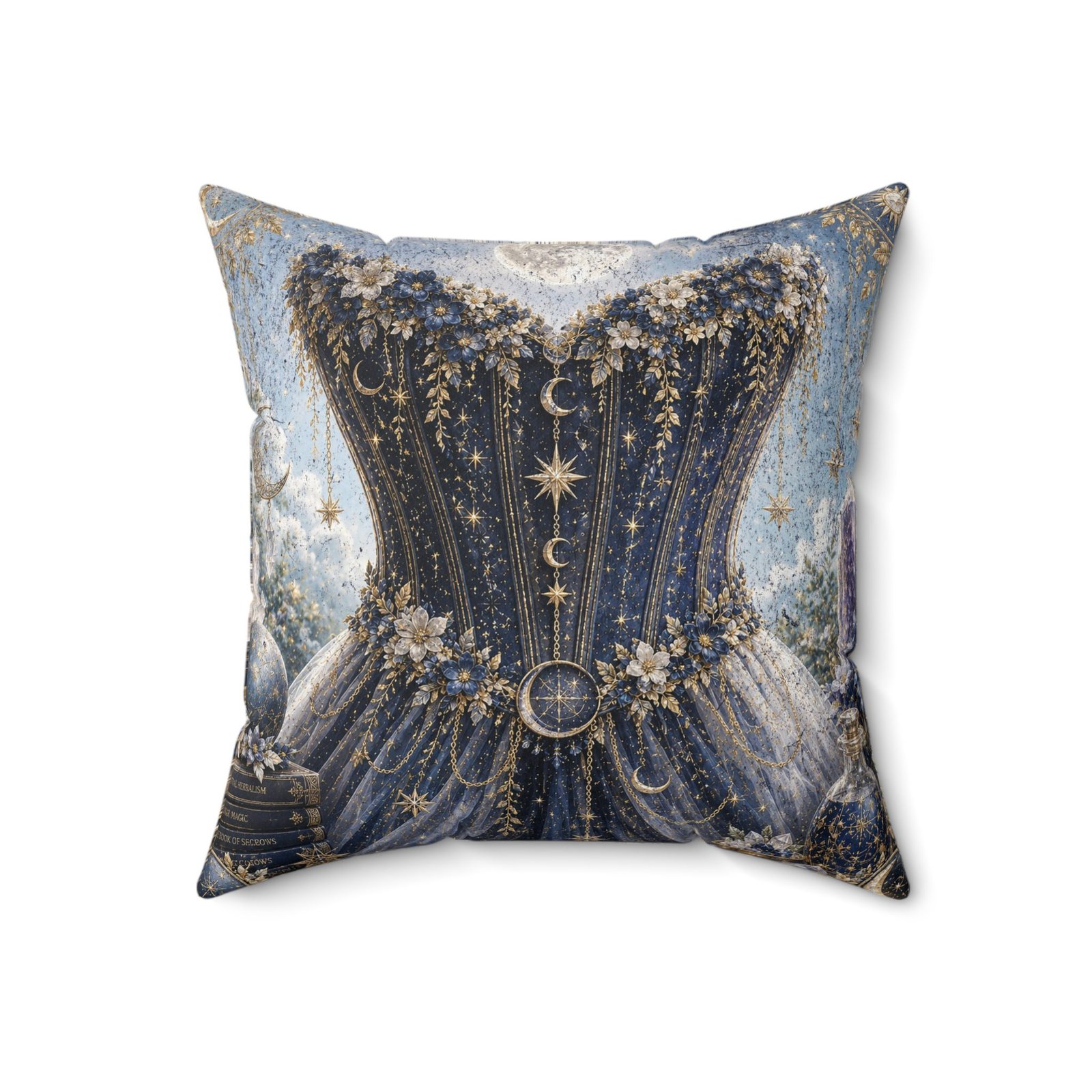 Enchanted Skies Corset Throw Pillow - Image 2