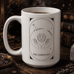 The Strength Tarot Card Mug