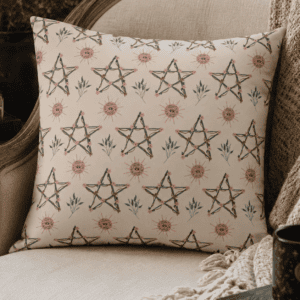 Blossoms & Blessings Throw Pillow