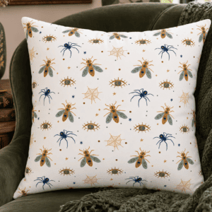 Bewitched Botanica Throw Pillow