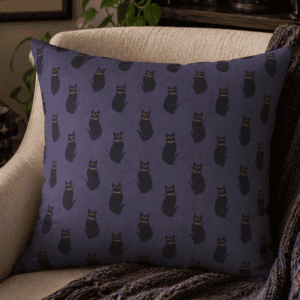 Spellwoven Familiar Throw Pillow