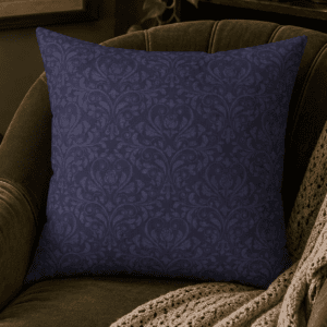 Spellwoven Damask Throw Pillow