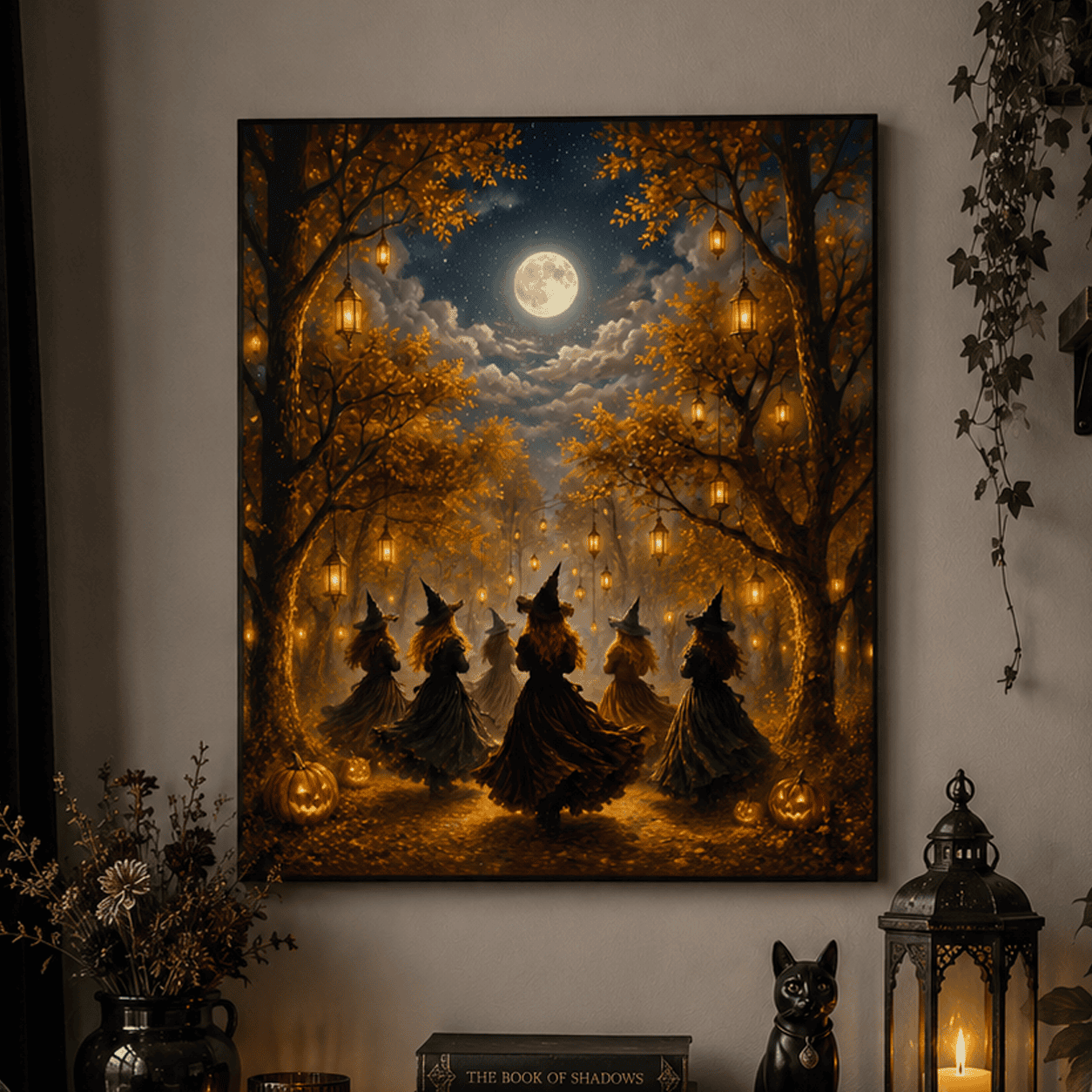 Moonlit Coven Canvas