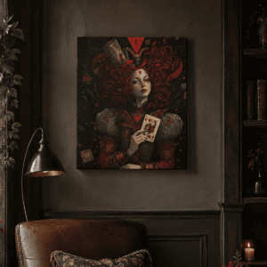 The Crimson Queen Canvas