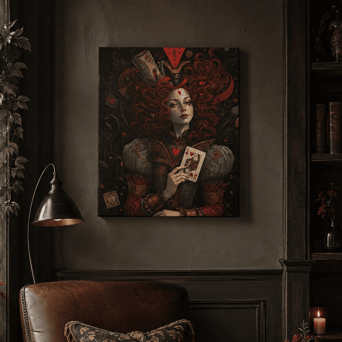 The Crimson Queen Canvas